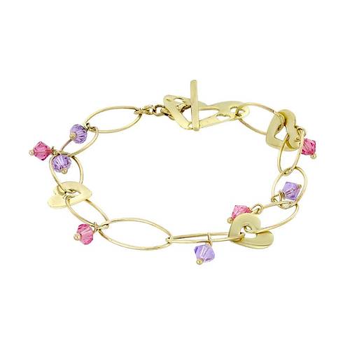 Renkli Tal Altn Bileklik