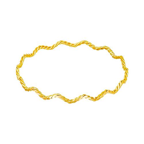 10 Gr 22 Ayar iliksiz Burgu Dalga Bilezik