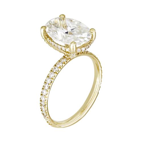 zel Tasarm 14 Ayar Prlanta Lab 3,47 CT