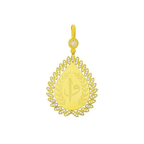 Elif Vav Altn Kolye Ucu