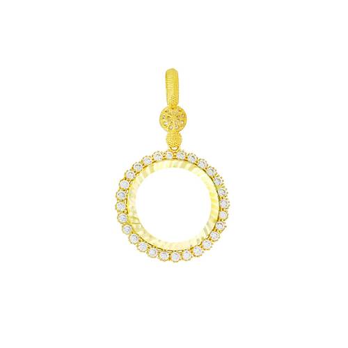 Alt�n �er�eveli Kolye Ucu