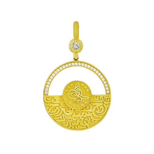 Osmanl Tural ereveli Altn Kolye Ucu