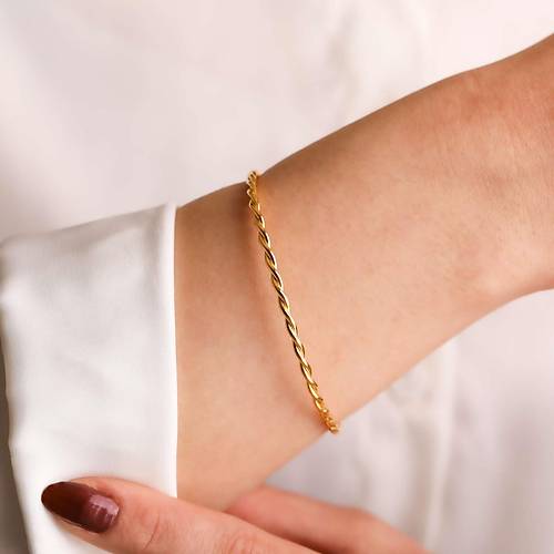 10 Gr(Gram) 22 Ayar Kilitsiz Adana Parla Bilezik