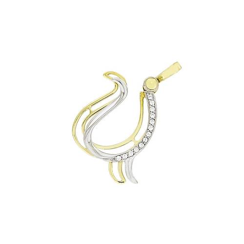 Altn U Harfi Kolye Ucu