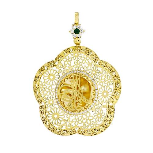 Osmanl Tural ereveli Altn Kolye Ucu