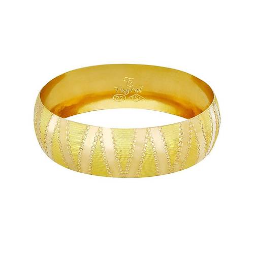 20 Gr(Gram) 18 Mm 22 Ayar iliksiz Merdiven Bilezik