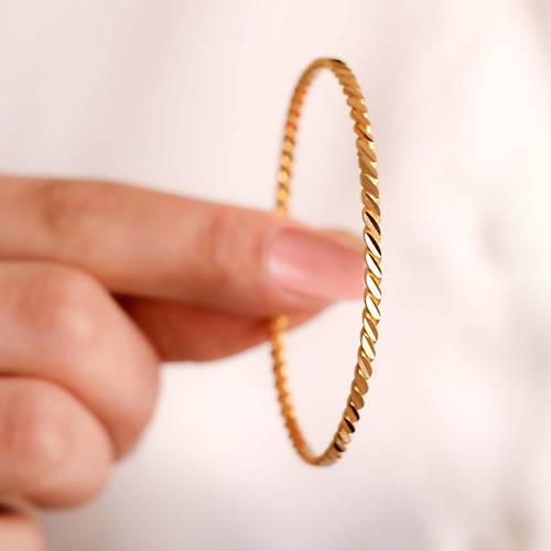 10 Gr 22 Ayar iliksiz Kbra Burgu Bilezik