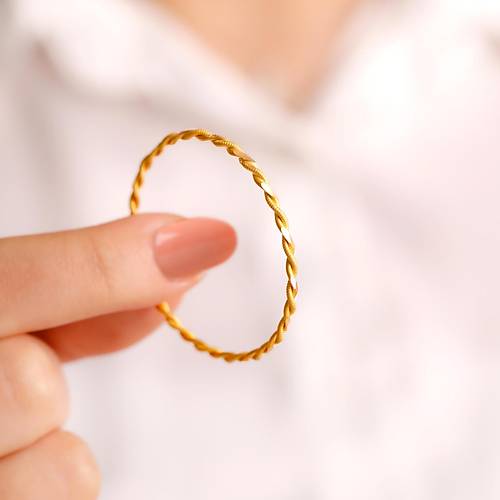 7 Gr 22 Ayar Altn ocuk Paftal Bilezik