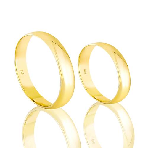 5 Mm Klasik Bombe 22 Ayar Altn Alyans