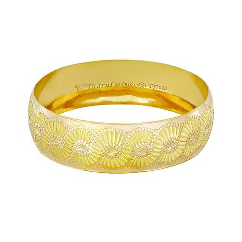 20 Gr(Gram) 18 Mm 22 Ayar iliksiz Cnc Trtr Bilezik