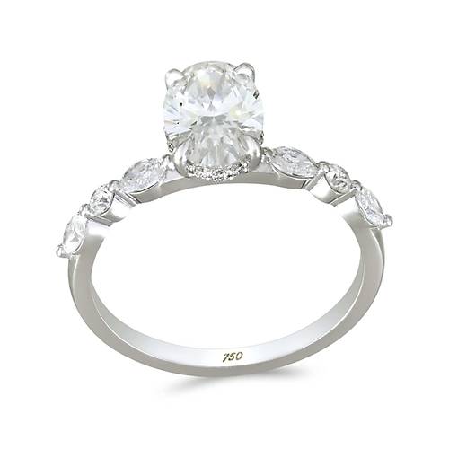 �zel Tasar�m 18 Ayar P�rlanta Lab 1,54 Ct