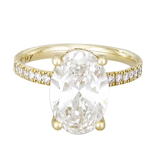 zel Tasarm 14 Ayar Prlanta Lab 3,47 CT