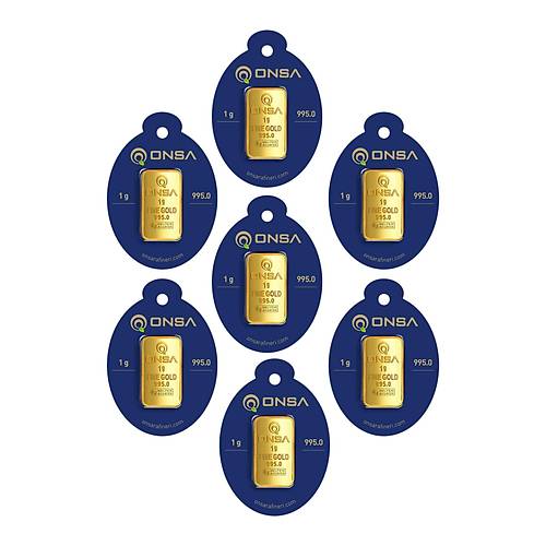 7 Gram (7x1 Adet) Kle Altn IAR 24 Ayar