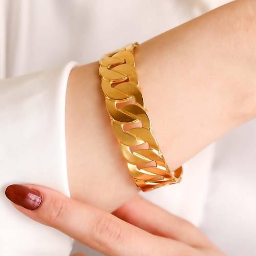 25 Gr 20 Mm 22 Ayar iliksiz Gurmet Bilezik