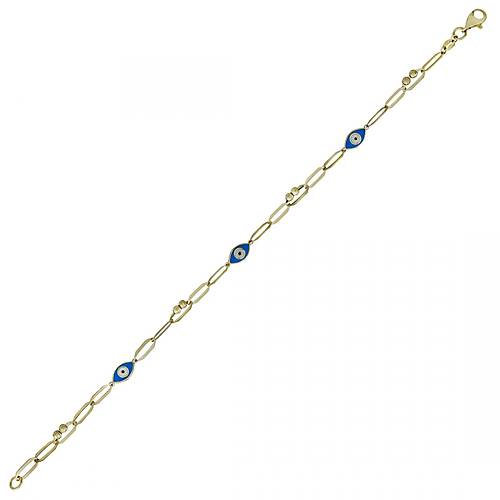 Altn Nazar Boncuklu Bileklik