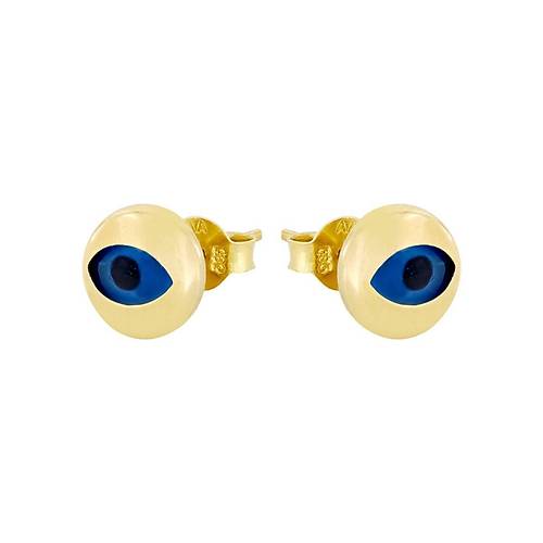 Altn Nazar Boncuklu Kpe