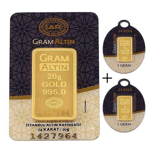 22 Gram (20+2) Kle Altn 24 Ayar