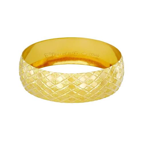 25 Gr 20 Mm 22 Ayar iliksiz Aynal Baklava Bilezik