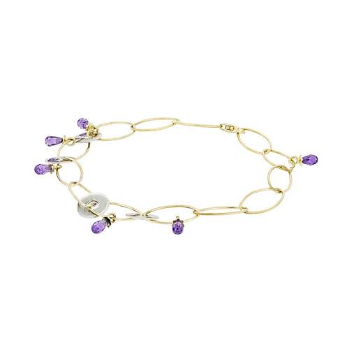 Renkli Tal Altn Bileklik