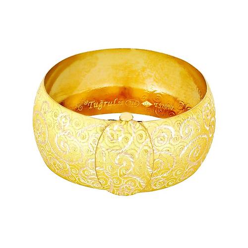 52 Gr 30 Mm 22 Ayar iliksiz Zar Zor Kelepe Bilezik