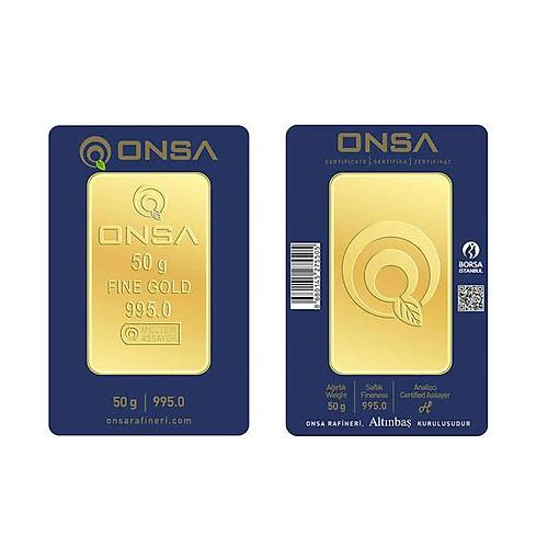 50 Gram Kle Altn 24 Ayar