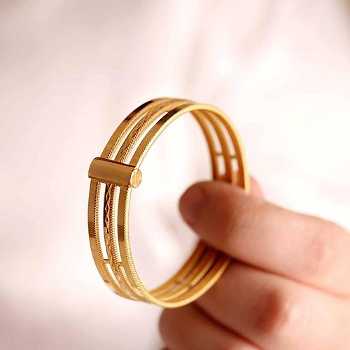 24 Gr 22 Ayar Tiaburga C3 iliksiz Bilezik