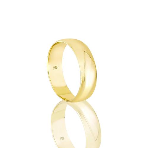 7 Mm Klasik Bombe Yeil Altn Alyans