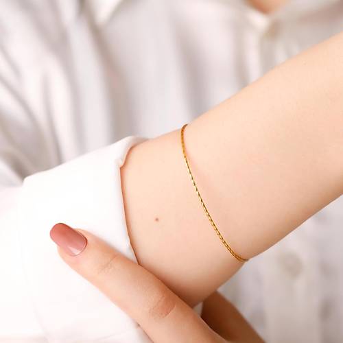 3 Gr 22 Ayar Yatrmlk iliksiz Burgu Bilezik