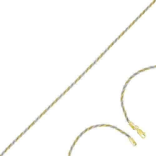 Altn Burgulu ift Renk Zincir