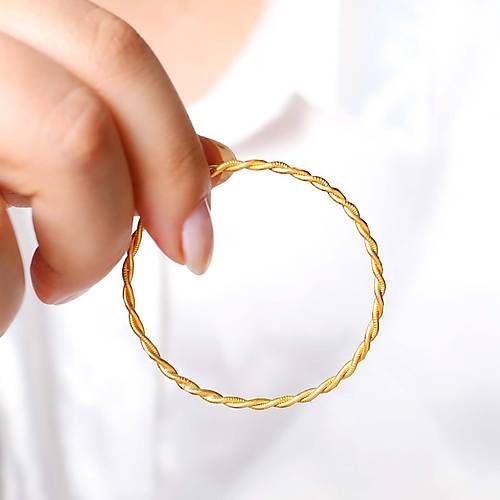 8 Gr 22 Ayar iliksiz Paftal Burma Bilezik