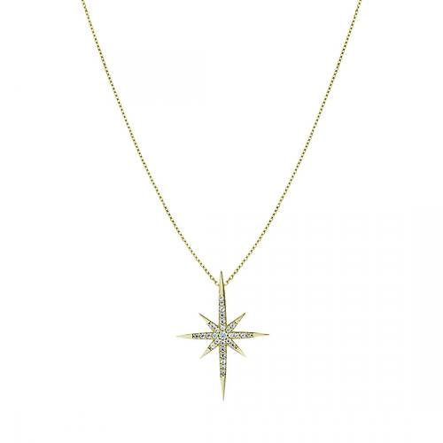 Altn Kutup Yldz Kolye