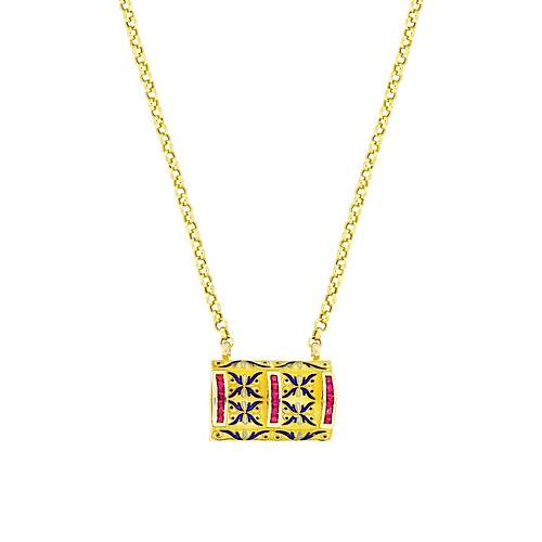 22 Ayar Altn Hint i Kolye