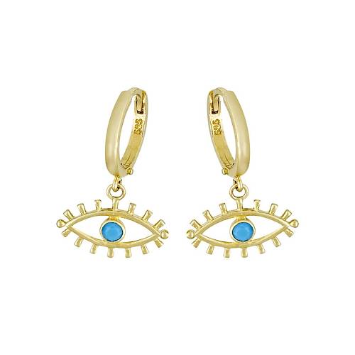 Altn Nazar Boncuklu Gz Kpe