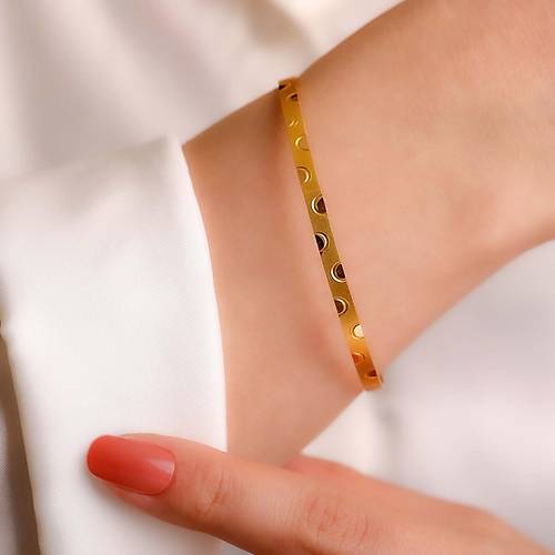 10 Gr 22 Ayar Altn iliksiz Piyon Bilezik