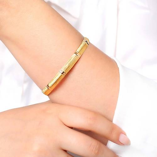 6 Gr 7 Mm 22 Ayar iliksiz Kesme Bilezik