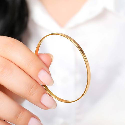 10.00 Gram, 22 Ayar Altn iliksiz  izgi Bilezik