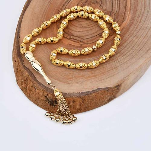 14 Ayar Kalemli Fizyon Altn Tesbih