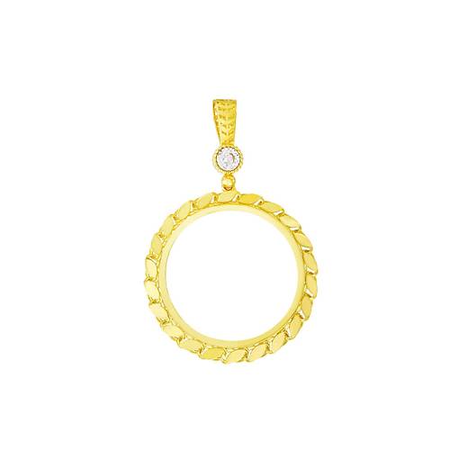 Tam Altn ereve Kolye Ucu