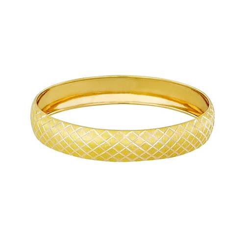 12 Gr(Gram) 12 Mm 22 Ayar ���iliksiz �arnelli Baklava Bilezik
