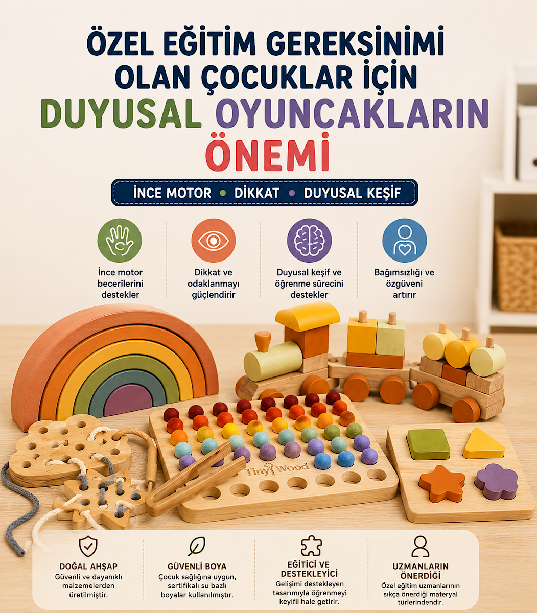 �zel E�itim Gereksinimi Olan �ocuklar ��in Duyusal Oyuncaklar�n �nemi