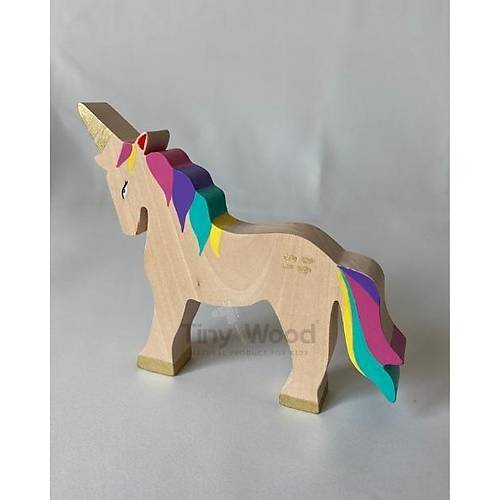 Ahap Waldorf Unicorn Gkkua Denek Oyuncak Seti | Doal Masal Oyuncaklar | El Yapm Waldorf Set