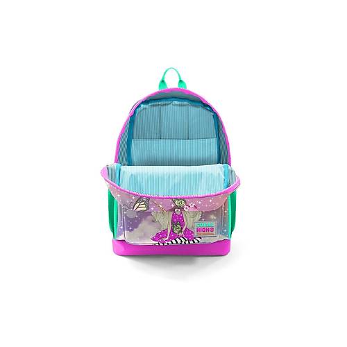 Kids Pembe Su Ye�ili Unicornlu K�z Desenli 3?l� Okul �anta Seti ilk��retim �anta Seti