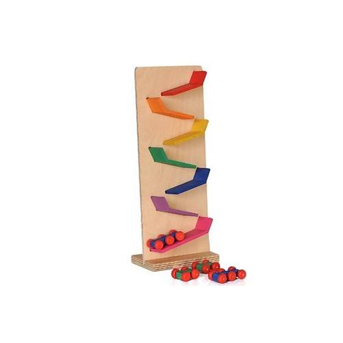 Ah�ap Kayan Araba Seti | Montessori E�itici Ah�ap Kayd�rak Oyuncak