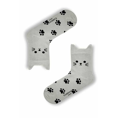5'li Kedi �ekilli Renkli �orap Seti | Hediye Kutulu Unisex Pamuklu �oraplar