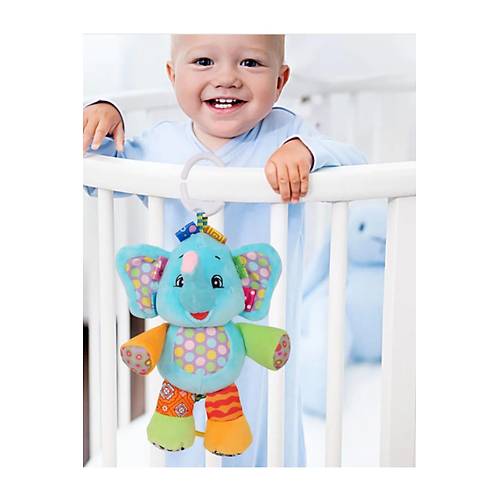 Sozzy Toys Mama Sandalyesi ve Puset Oyunca�� | Bebekler ��in E�lenceli ve E�itici Oyuncak Mavi Fil