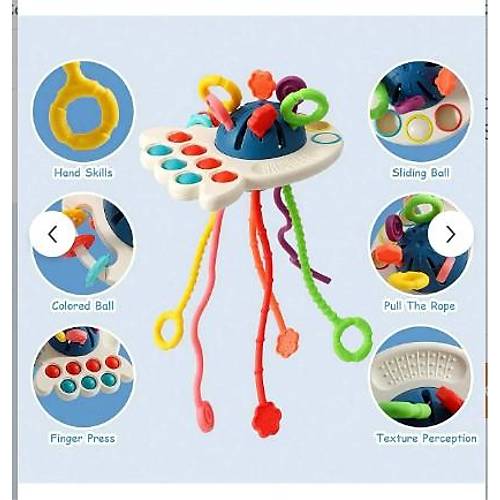 UFO Eitici Duyusal Aktivite Oyunca | 1-3 Ya Montessori Geliim Seti