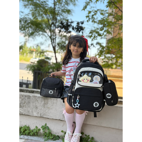K�z �ocuk 3l� �lk��retim Okul �antas� Seti Beslenme �antal�