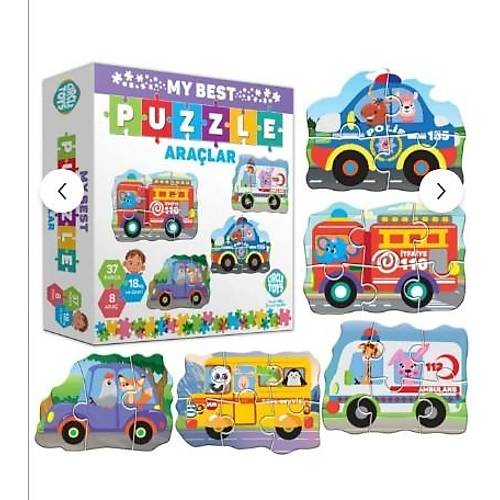 My Best Puzzle Aralar 37 Para | 8 Adet Ara Temal Eitici Yapboz Seti