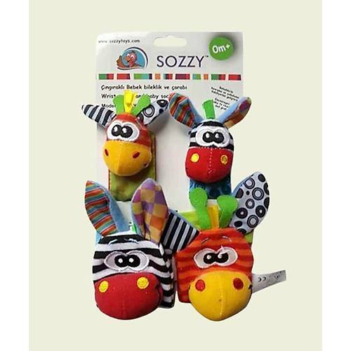 Sozzy Toys ngrakl Bebek Bileklik ve orab - 4 Para Set