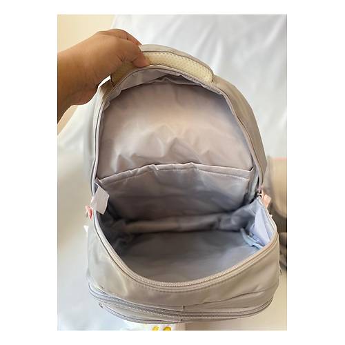 K�z �ocuk �lk��retim �antas� Ultra Hafif ilkokul / Ortaokul Okul 3 l� �anta Seti Pembe-Lila -Gri